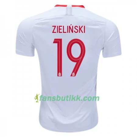 Fotball-VM 2018 Polen drakt Piotr Zielinski 19 Hjemmetrøye